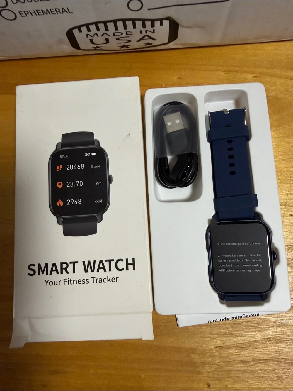 Smart Watch Fitness Tracker - Blue